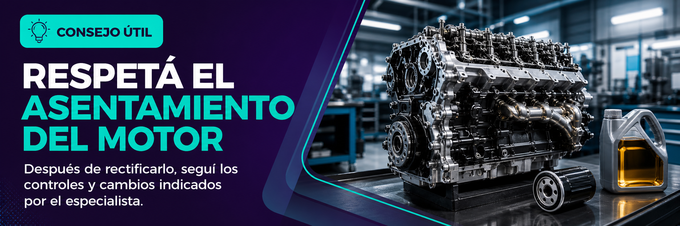Consejo útil sobre asentamiento del motor